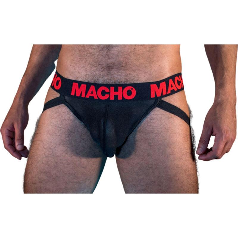 MACHO MX26X2 JOCK PRETO VERMELHO S