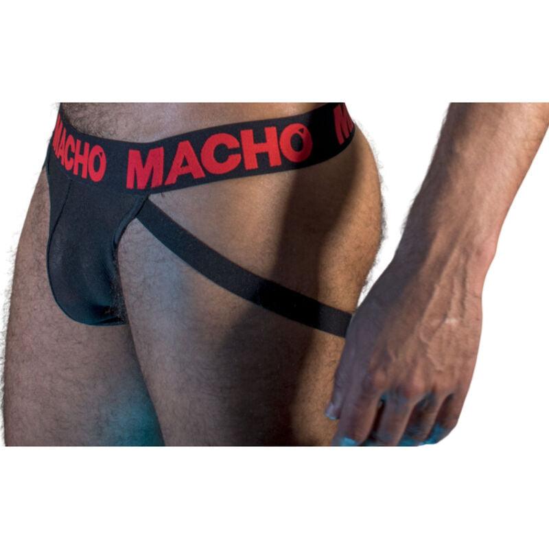 MACHO MX26X2 JOCK PRETO VERMELHO S