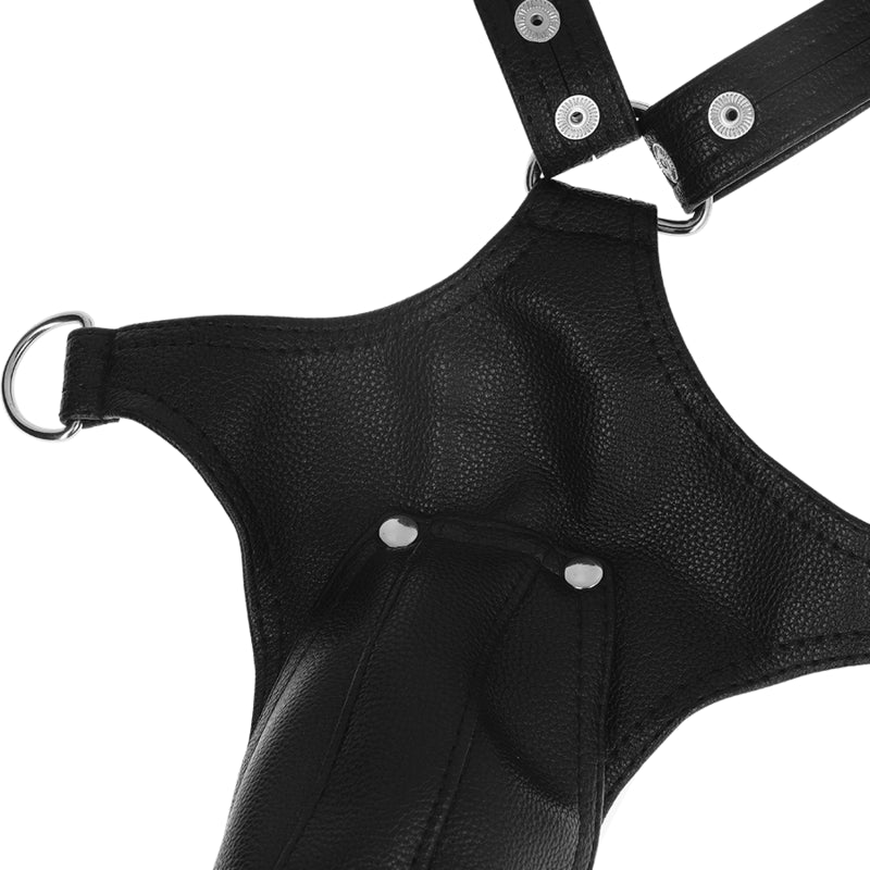 FETISH SUBMISSIVE ATTITUDE ARNeS JOCK STRAP DE COURO ECO MASCULINO