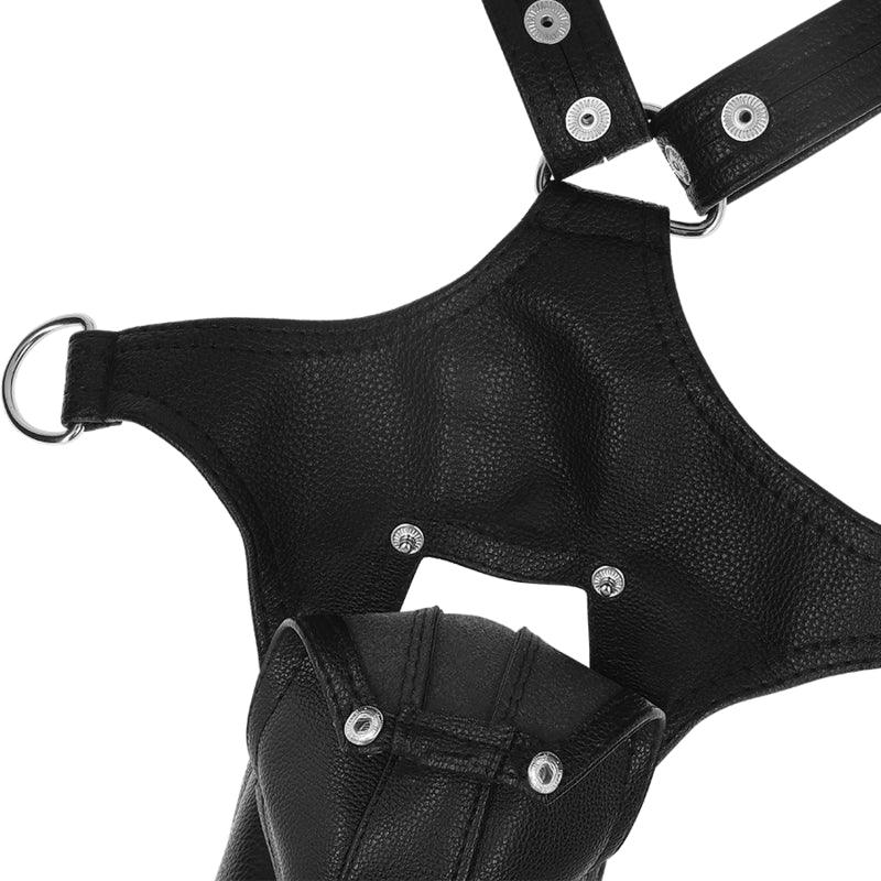 FETISH SUBMISSIVE ATTITUDE ARNeS JOCK STRAP DE COURO ECO MASCULINO