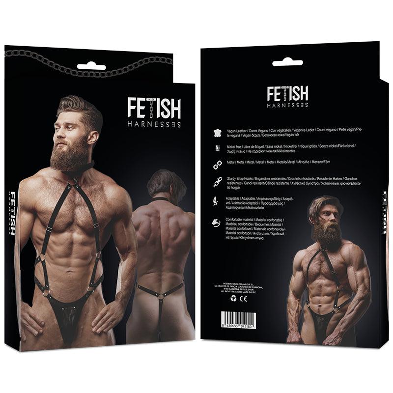 FETISH SUBMISSIVE ATTITUDE ARNeS JOCK STRAP DE COURO ECO MASCULINO