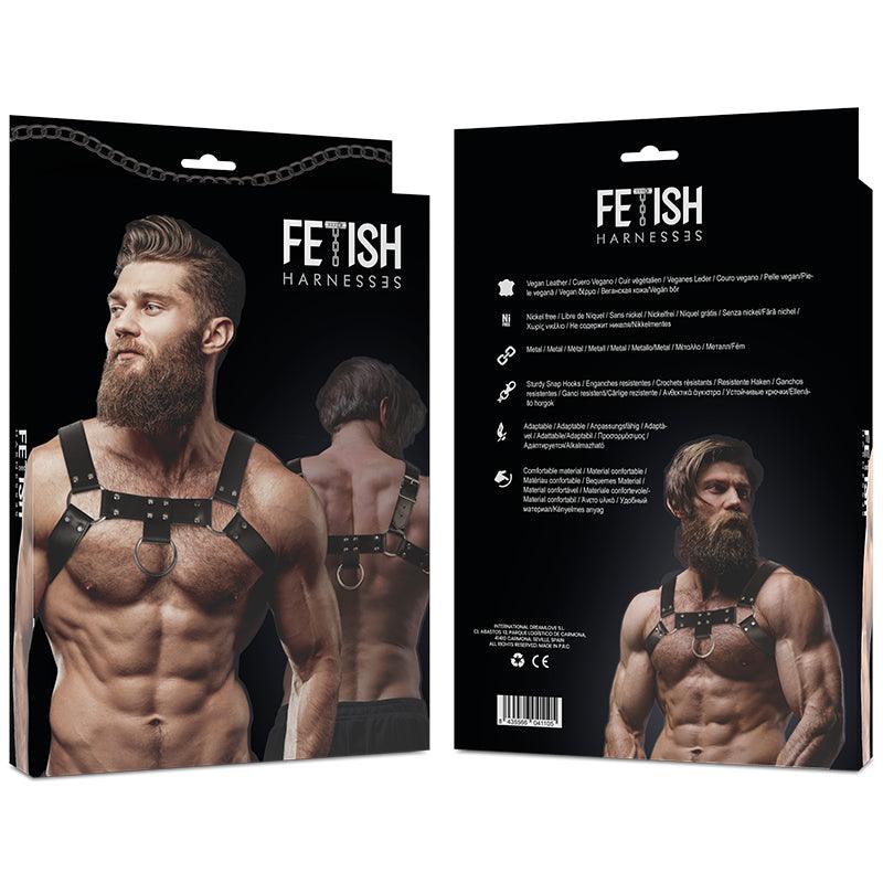 FETISH SUBMISSIVE ATTITUDE ARNeS DE PEITO DE COURO ECO MASCULINO