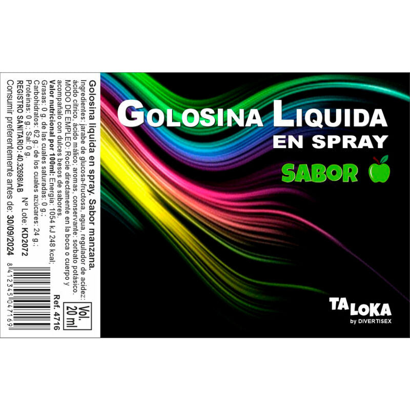 TALOKA SPRAY LiQUIDO DE DOCES DE MA