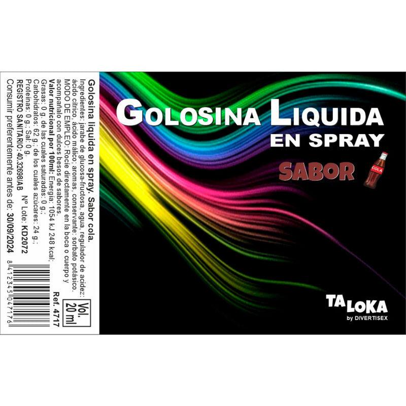 TALOKA SPRAY DE DOCES DE COLA LiQUIDO