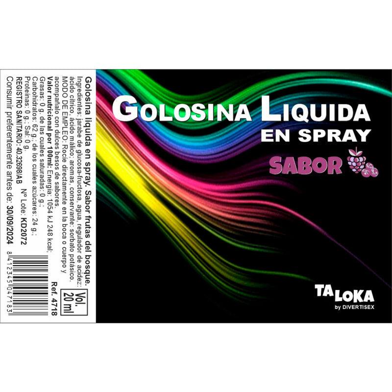 TALOKA SPRAY DE DOCES DE BAGAS LiQUIDAS