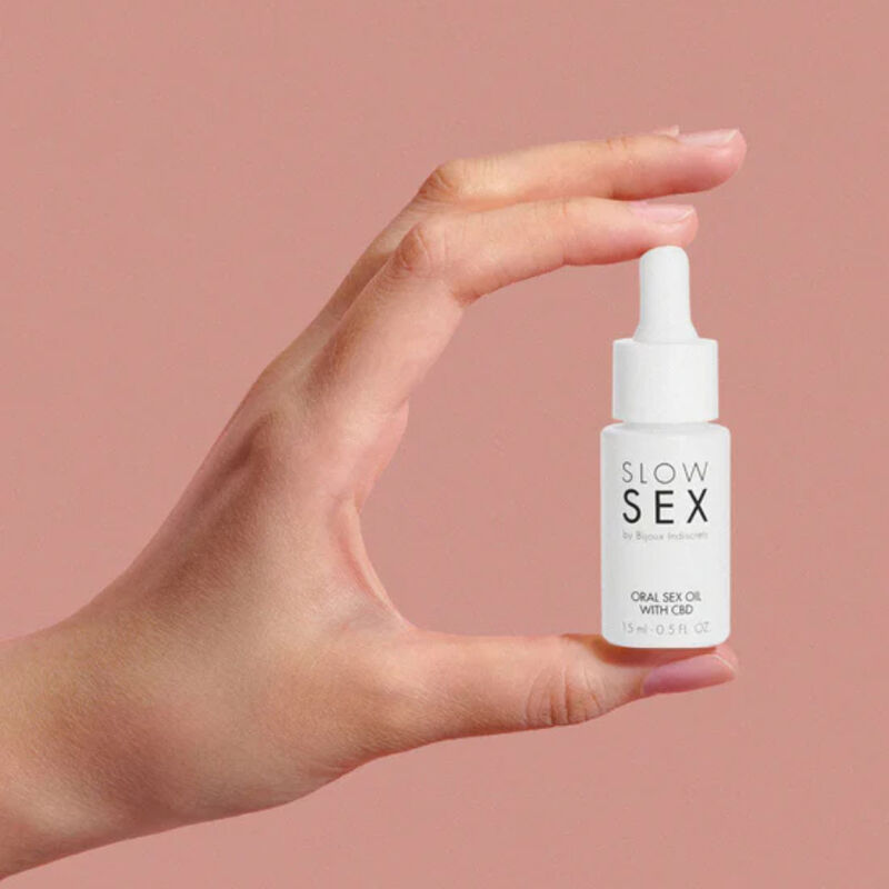 BIJOUX SLOW SEX oLEO DE SEXO ORAL COM CBD 15 ML