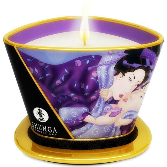 SHUNGA MINI CARESS BY CANDELIGHT VELA DE MASSAGEM DE FRUTAS EXoTICAS 170 ML