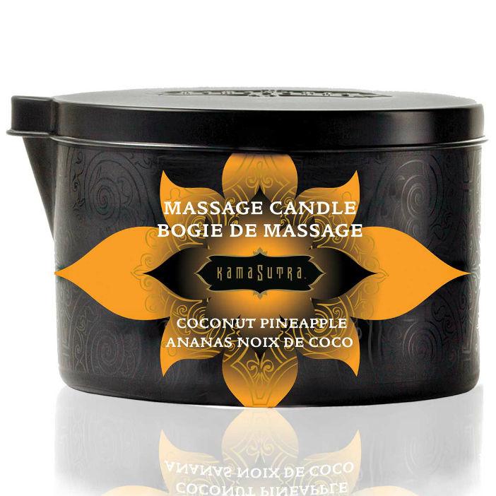 KAMASUTRA VELA DE MASSAGEM COCO E ABACAXI 170GR