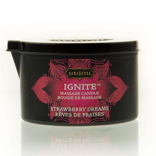 KAMASUTRA VELA DE MASSAGEM MORANGOS DREAMS 170 GR