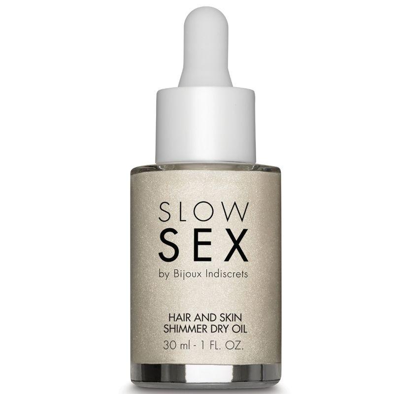 BIJOUX SLOW SEX oLEO SECO ILUMINANTE MULTIFUNoES 30 ML