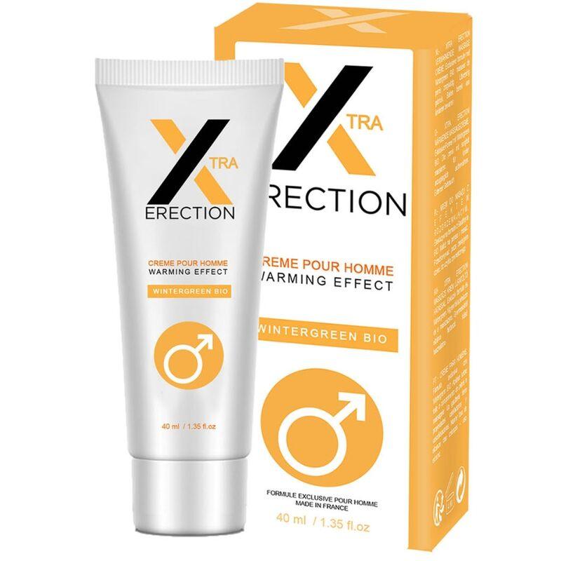 RUF X ERECTION CREME DE ERECO EFEITO CALOR 40 ML