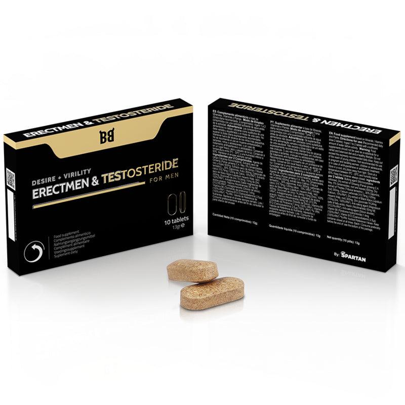 BLACK BULL ERECTMEN PODER DE TESTOSTERIDA E TESTOSTERONA PARA HOMENS 10 CaPSULAS