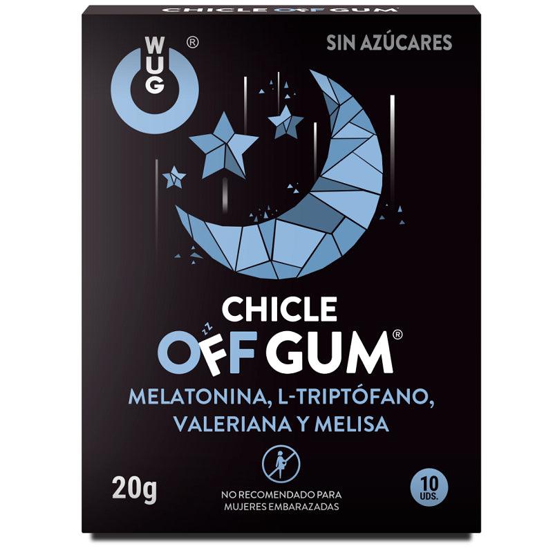 WUG GUM OFF VALERIAN TRYPTOPHAN LEMON BALM AND MELATONIN 10 UNITS