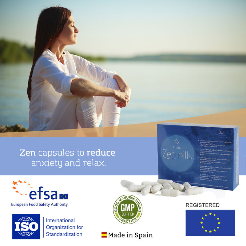 500 COSMETICS ZEN PILLS CaPSULAS PARA REDUZIR A ANSIEDADE