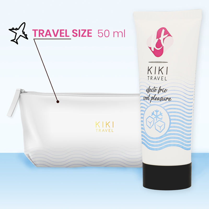 KIKi TRAVEL LUBRIFICANTE COM EFEITO DE REFRIGERACaO 50 ML