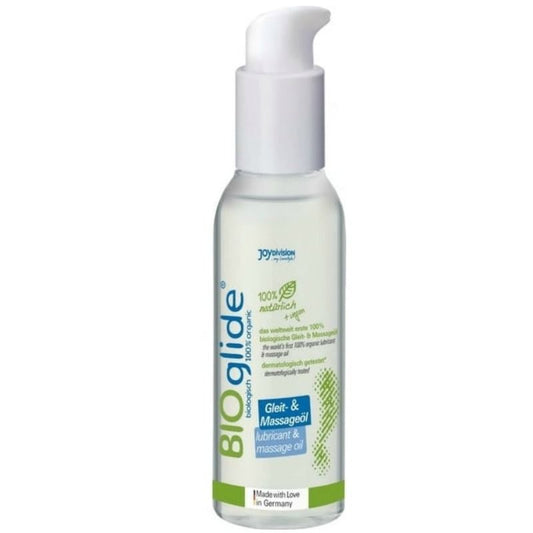 BIOGLIDE oLEO DE MASSAGEM E LUBRIFICANTE ORGaNICO 125 ML