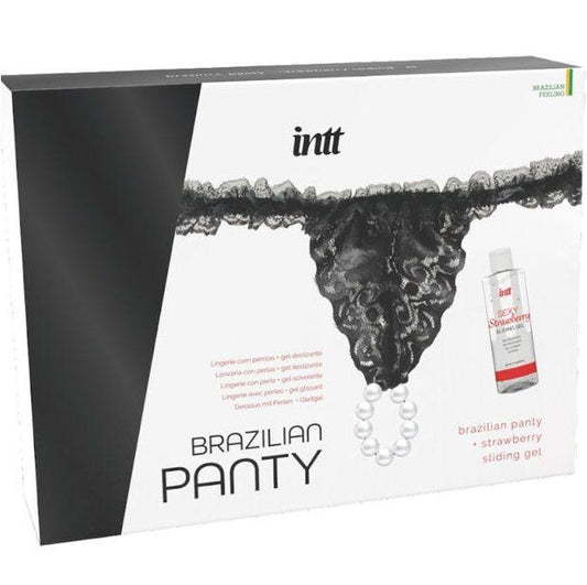 INTT RELEASES CALCA PRETA BRASILEIRA COM PeROLAS E GEL LUBRIFICANTE 50 ML