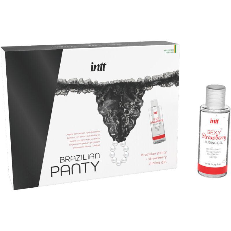 INTT RELEASES CALCA PRETA BRASILEIRA COM PeROLAS E GEL LUBRIFICANTE 50 ML