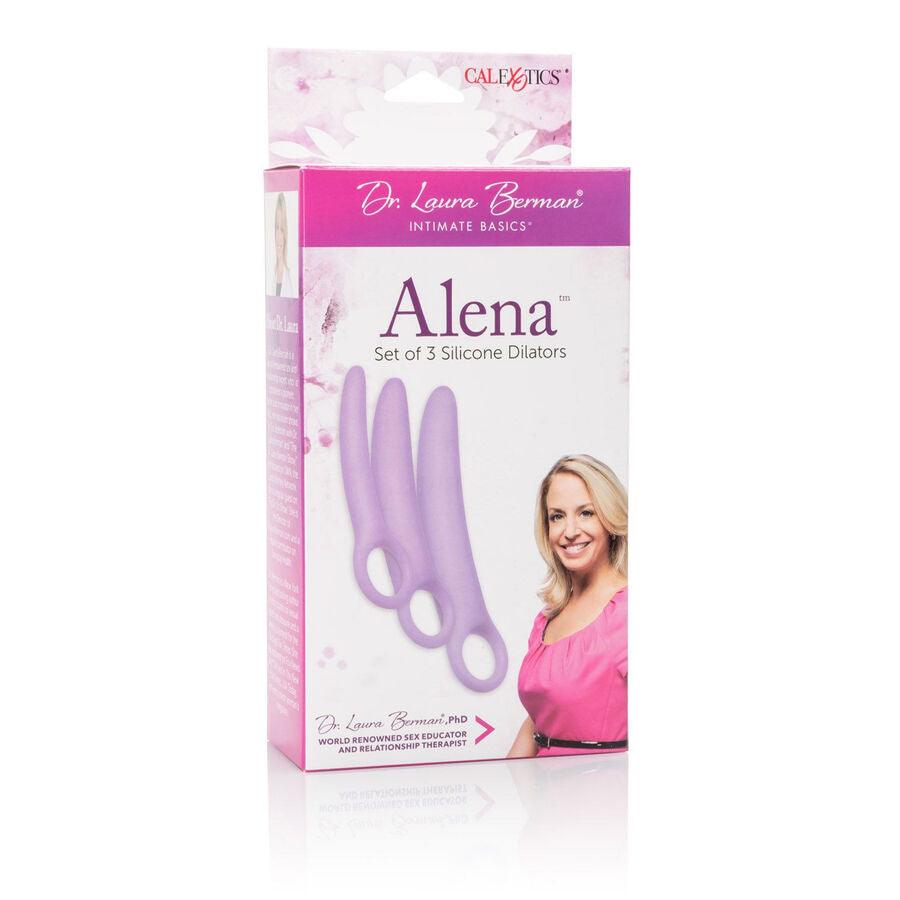 CALIFORNIA EXOTICS DR LAURA BERMAN ALENA CONJUNTO DE 3 DILATADORES DE SILICONE