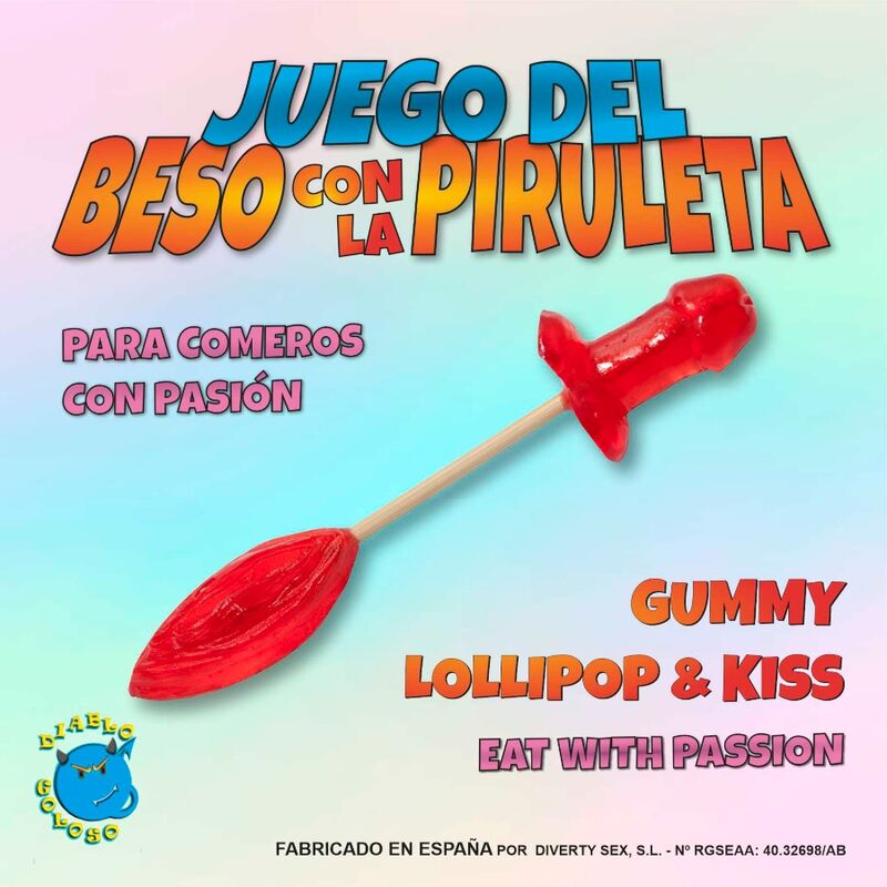 DIABLO PICANTE JOGO DE PeNIS E LaBIOS GUMMY