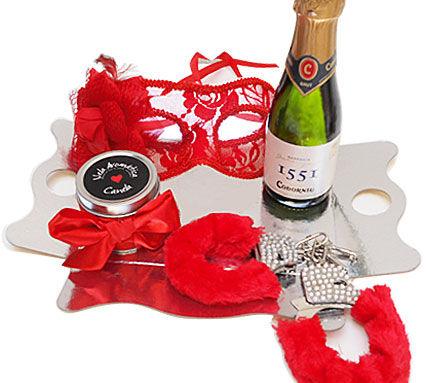 INEDIT EROTIC KIT RED VENETIAN MASK