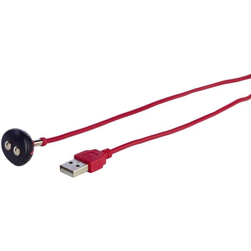 FUN FACTORY CARREGADOR MAGNeTICO USB VERMELHO