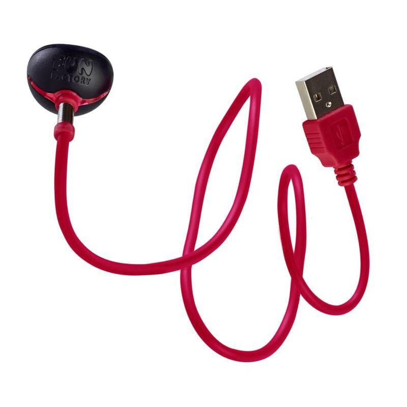 FUN FACTORY CARREGADOR MAGNeTICO USB VERMELHO