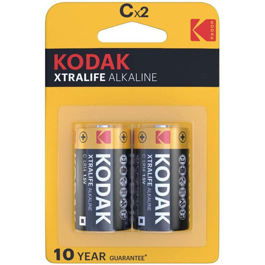 KODAK BATERIAS ALCALINAS XTRALIFE CX 2 UNIDADES