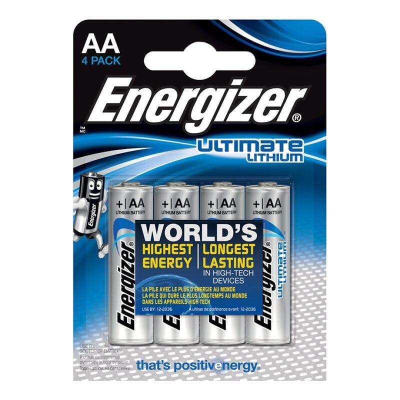 ENERGIZER ULTIMATE LiTIO AA L91 LR6 15V 4