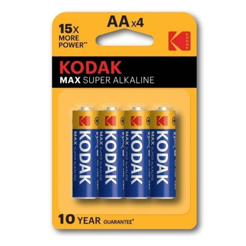 KODAK BOLHA DE BATERIA ALCALINA MAX AA LR6 4