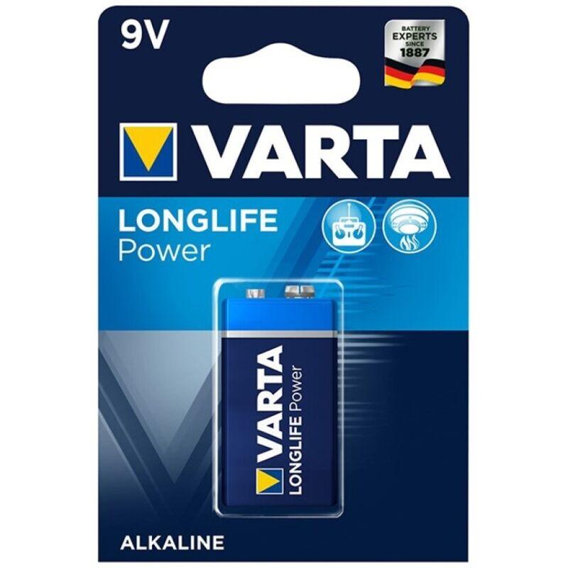 VARTA BATERIA ALCALINA DE POTeNCIA LONGLIFE 9V LR61 1 UNIDADE