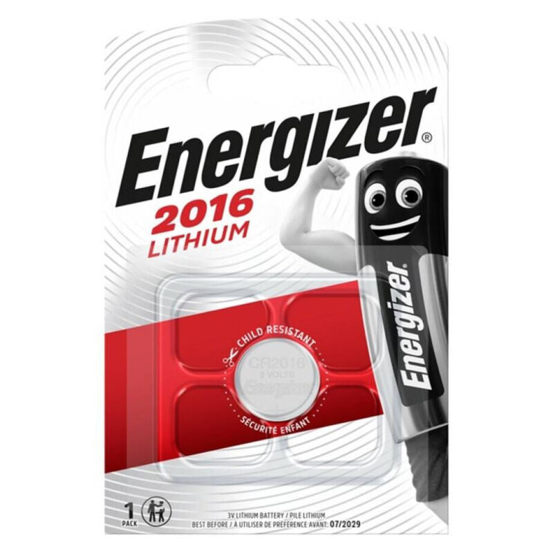 ENERGIZER BATERIA BOTO DE LiTIO CR2016 3V 1 UNIDADE