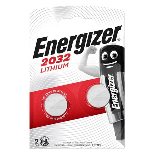 ENERGIZER BATERIA BOTO DE LiTIO CR2032 3V 2 UNIDADE