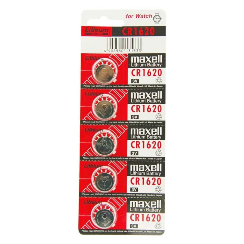 MAXELL BATERIALITIO CR1620 3V 5UDS