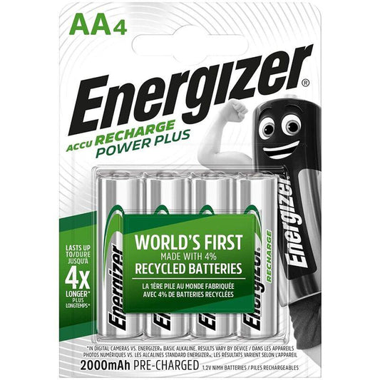 ENERGIZER BATERIAS RECARREGVEIS AA4 BLISTER 4