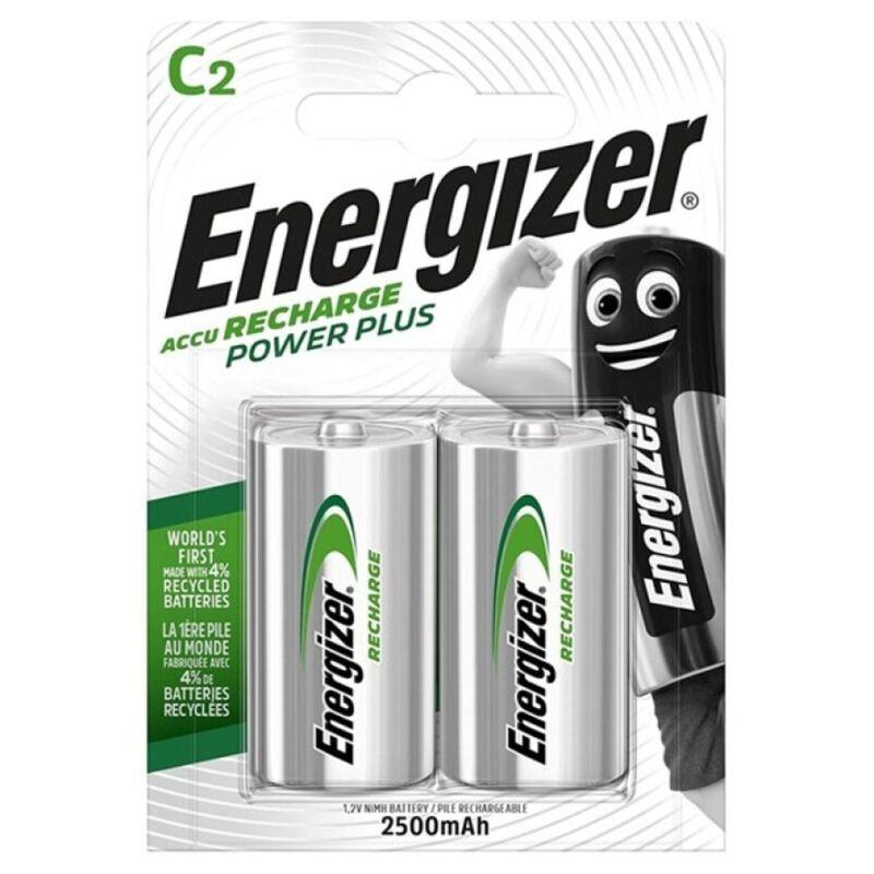 ENERGIZER BATERIA RECARREGVEL POWER PLUS HR14 C 2500mAh 2 UNIDADE