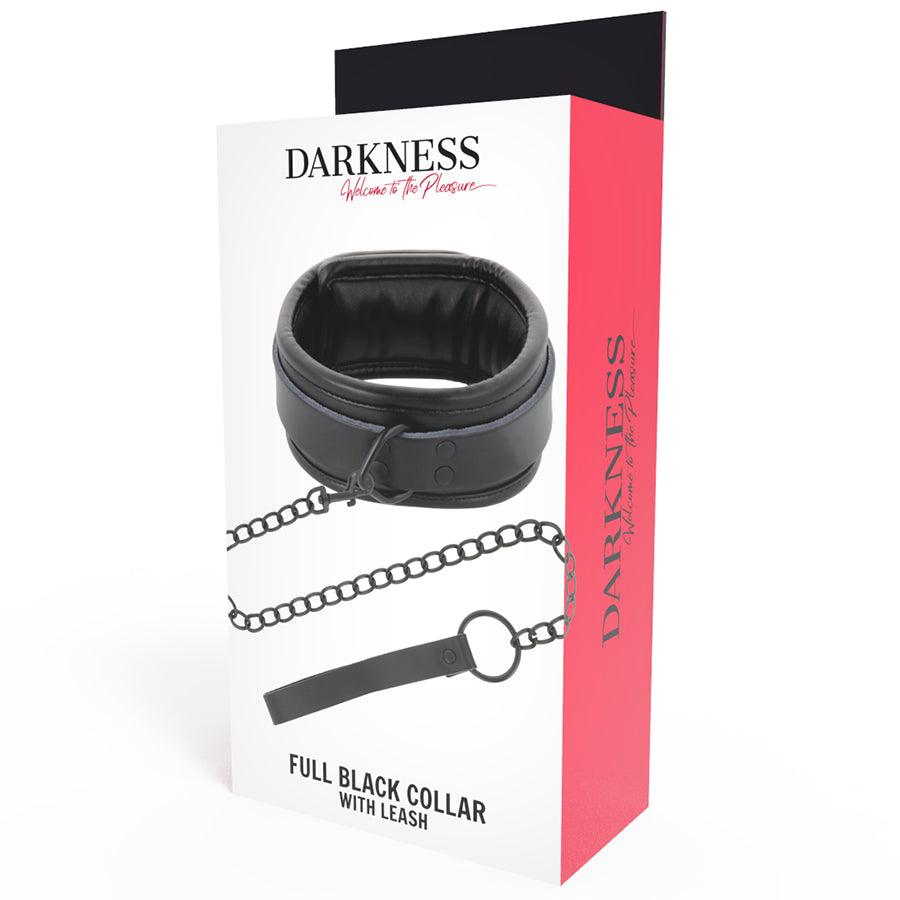 DARKNESS COLAR PRETO COM CORRENTE