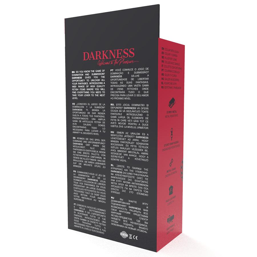 DARKNESS COLAR PRETO COM CORRENTE