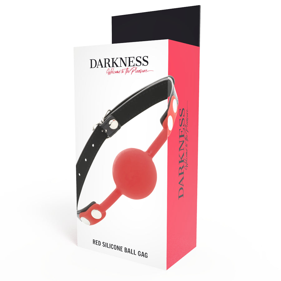 DARKNESS MORDACA DE SILICONE VERMELHA