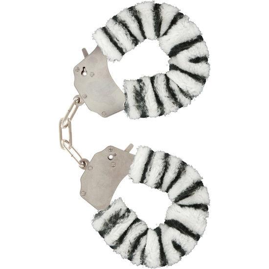 TOYJOY PUNHOS FURRY FUN BONDAGE ZEBRA