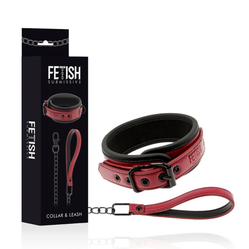 FETISH SUBMISSIVE DARK ROOM COLAR DE CORRENTE COM FORRO DE NEOPRENE