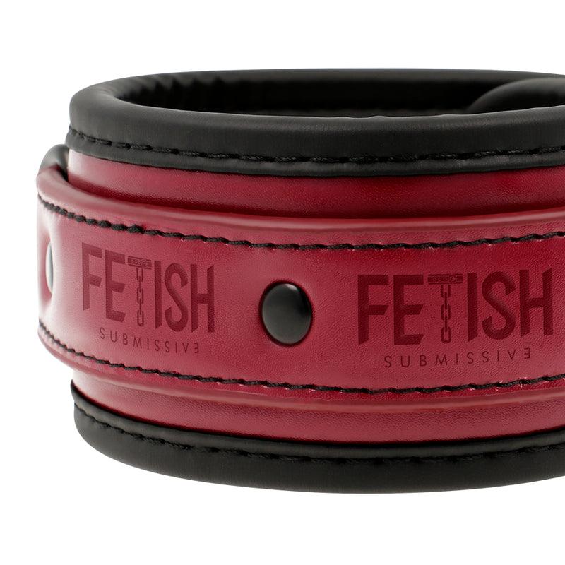 FETISH SUBMISSIVE DARK ROOM ALGEMAS DE COURO VEGANO COM FORRO DE NEOPRENE