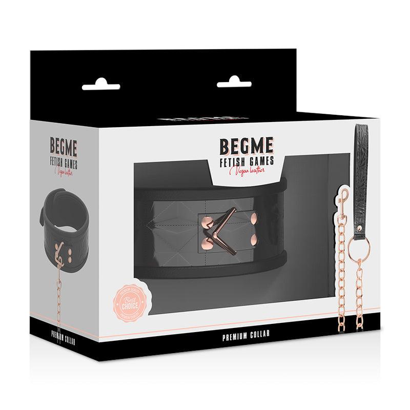 BEGME BLACK EDITION PREMIUM COLAR DE COURO VEGAN