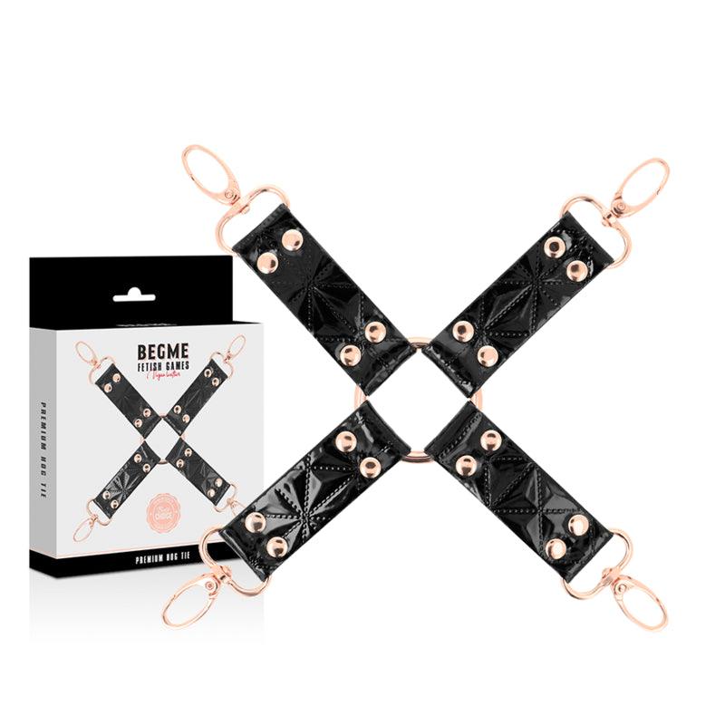 BEGME BLACK EDITION HOG TIE DE COURO VEGANO