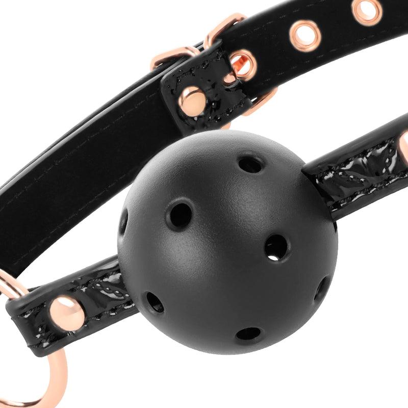 BEGME BLACK EDITION BOLA GAG VEGAN COURO