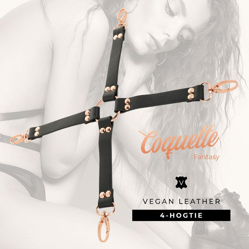 COQUETTE CHIC DESIRE FANTASY HOG TIE COURO VEGANO