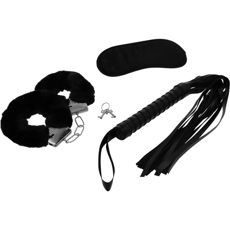 INTENSE FETISH PLAYSET ERoTICO 1 COM ALGEMAS MaSCARA CEGA E FLOGGER