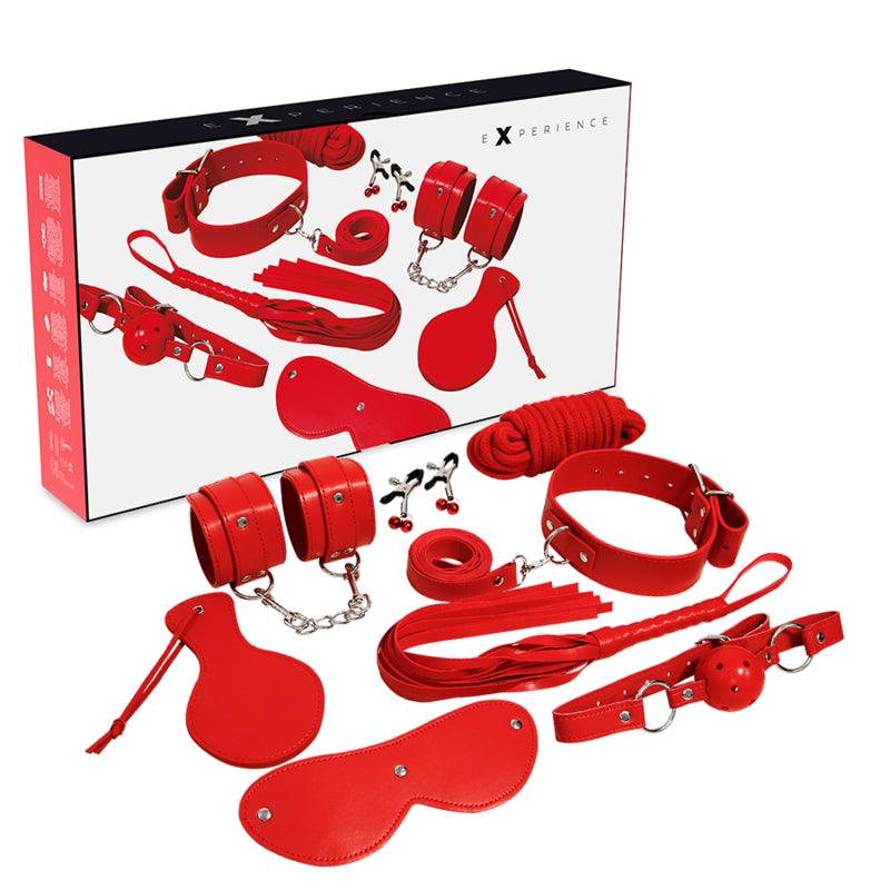 EXPERIENCE KIT BDSM FETISH SeRIE VERMELHA