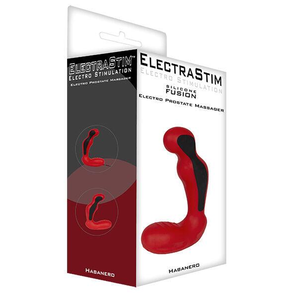 ELECTRASTIM SILICONE FUSION HABANERO MASSAGEADOR DE PRoSTATA