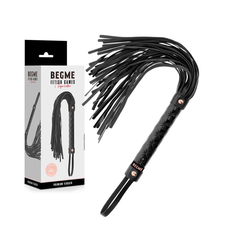 BEGME BLACK EDITION FLOGGER DE COURO VEGANO